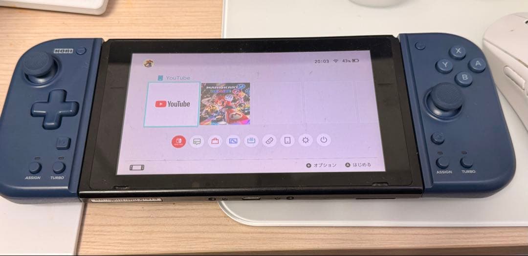 ニンテンドースイッチ　本体＆ホリコン　微ジャンク