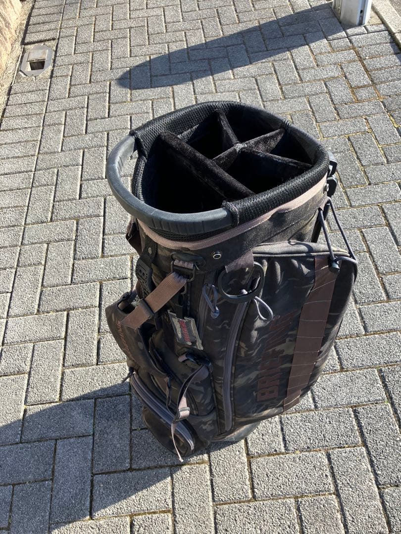 ブリーフィングゴルフ　キャディバッグ CR-4 #02 マルチカモブラック