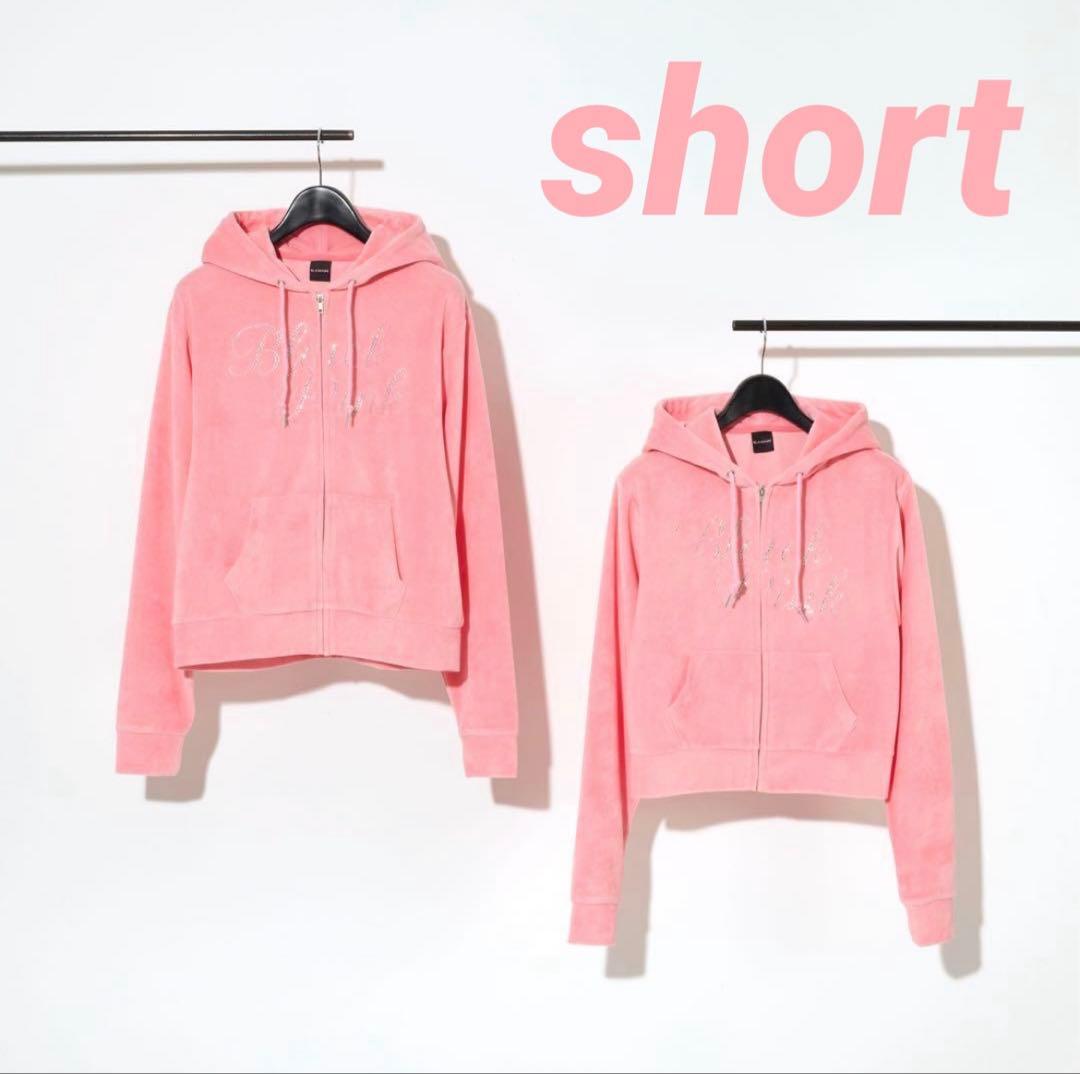 BLACKPINK ライブ 会場限定 ベロアジップアップフーディー ピンク