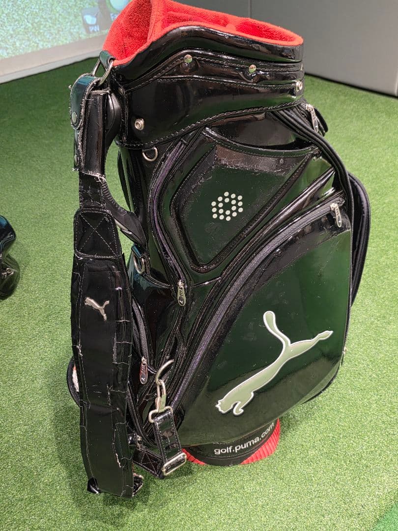 PUMA プーマ エナメル キャディバッグ CB ツアー プロフェッショナル