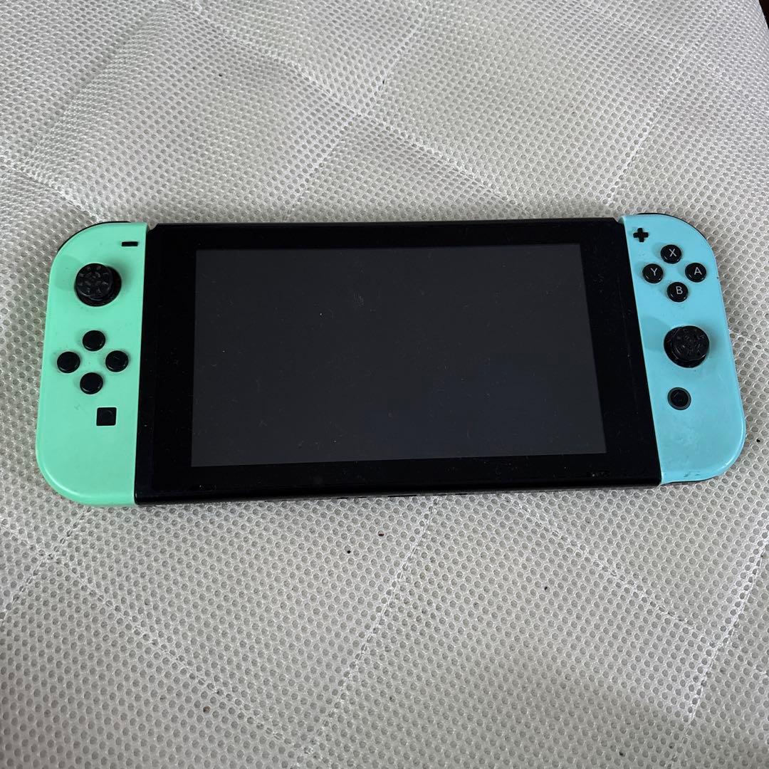 任天堂Switch 本体 動作確認済み あつまれどうぶつの森セット付き早い者勝ち