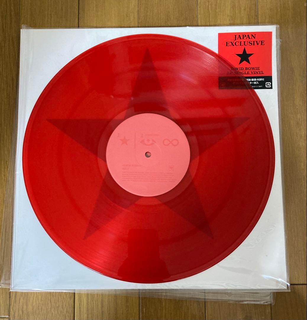 完品Blackstar日本限定DAVID BOWIEレコードJapan Red