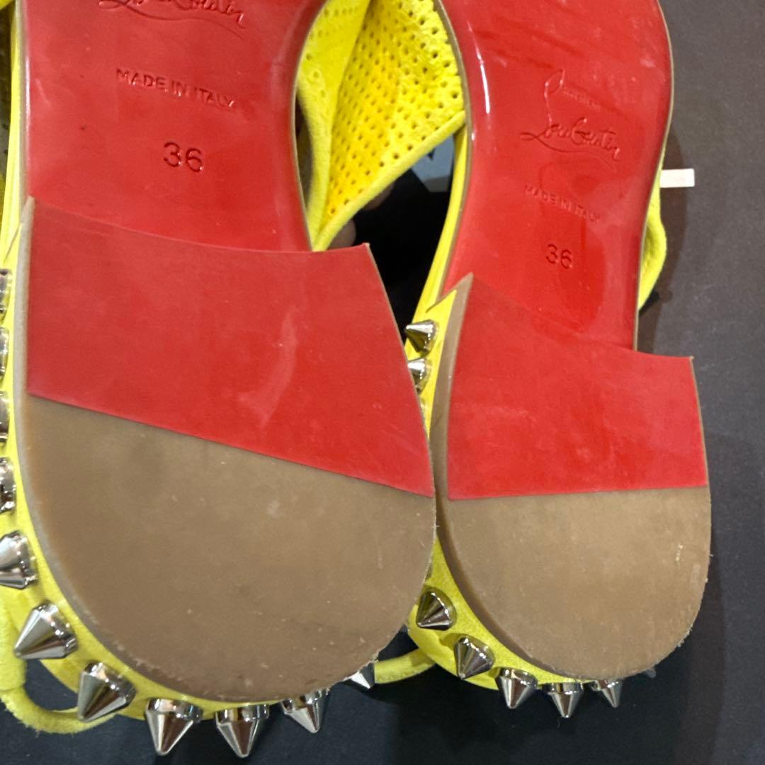 Christian Louboutin イエローミュール　36