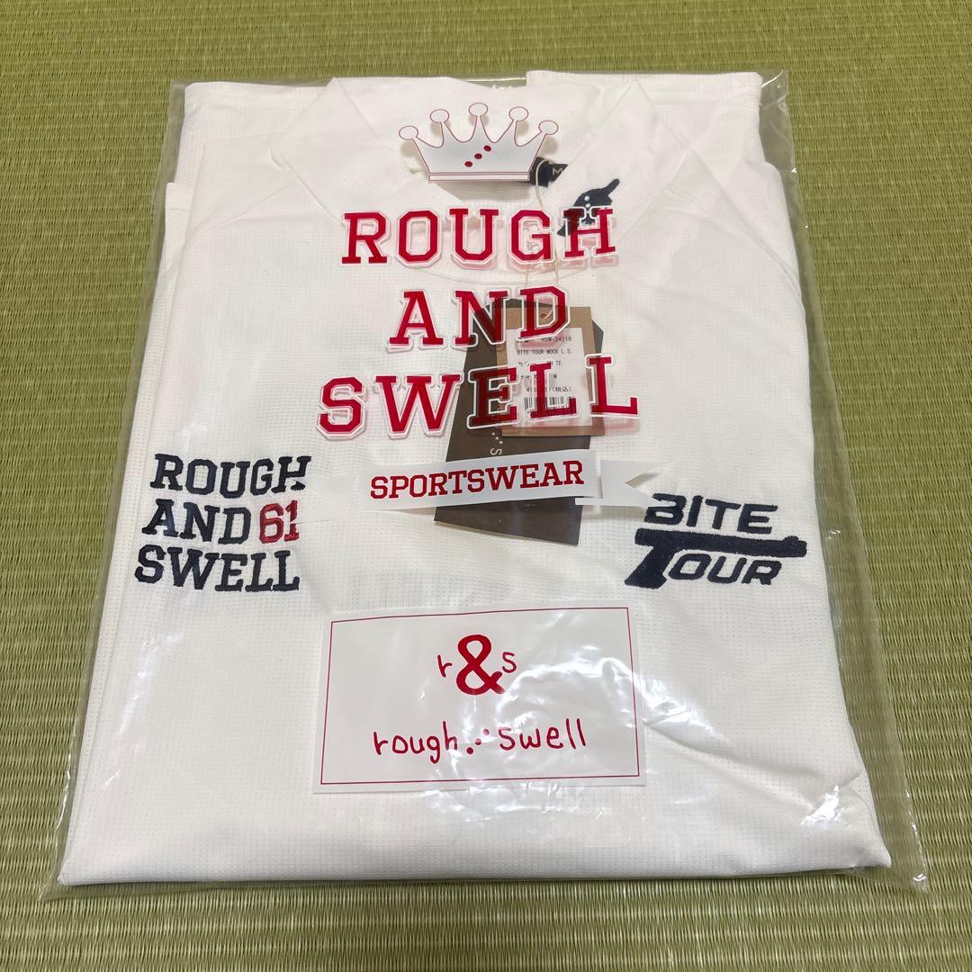 ラフアンドスウェル　rough＆swell 長袖モックネックシャツ