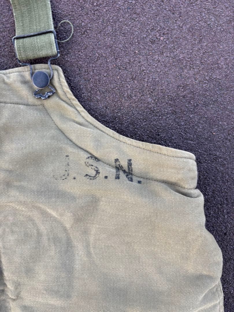 40〜50's U.S NAVY オーバーオール