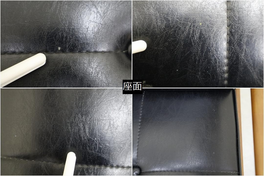 カリモク60 ロクマル Kチェア 1シーター スタンダード ブラック 1P