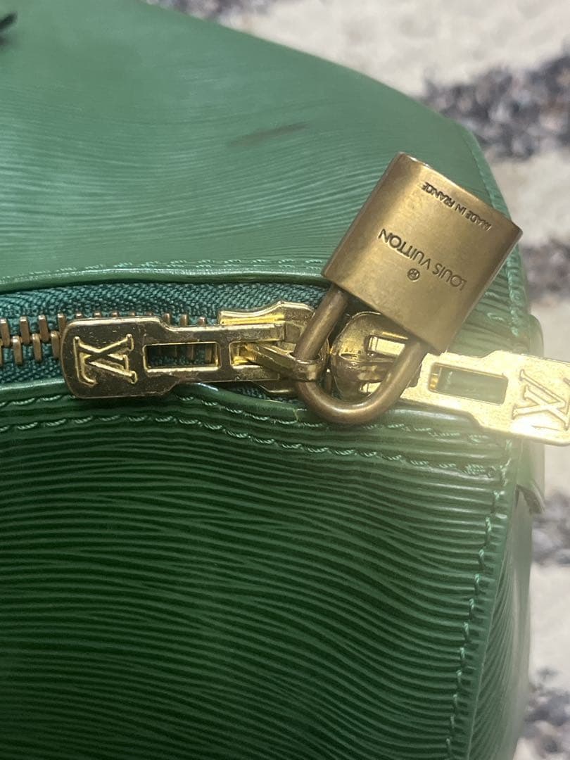 ルイヴィトン エピ キーポル50 グリーン　ボストンバッグ 旅行かばん