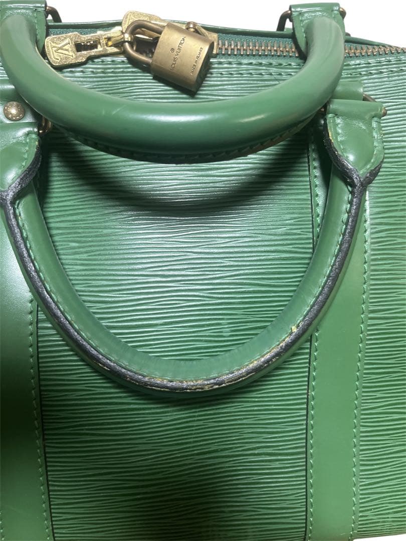 ルイヴィトン エピ キーポル50 グリーン　ボストンバッグ 旅行かばん