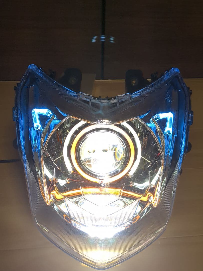 LED シグナスX 4型 カラー変更可能 ヘッドライト sea5j sed8j