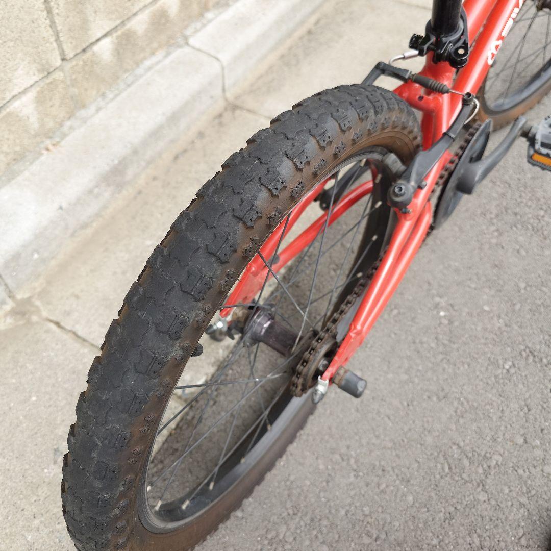 【手渡し　東京】ヨツバサイクル　20インチ　レッド