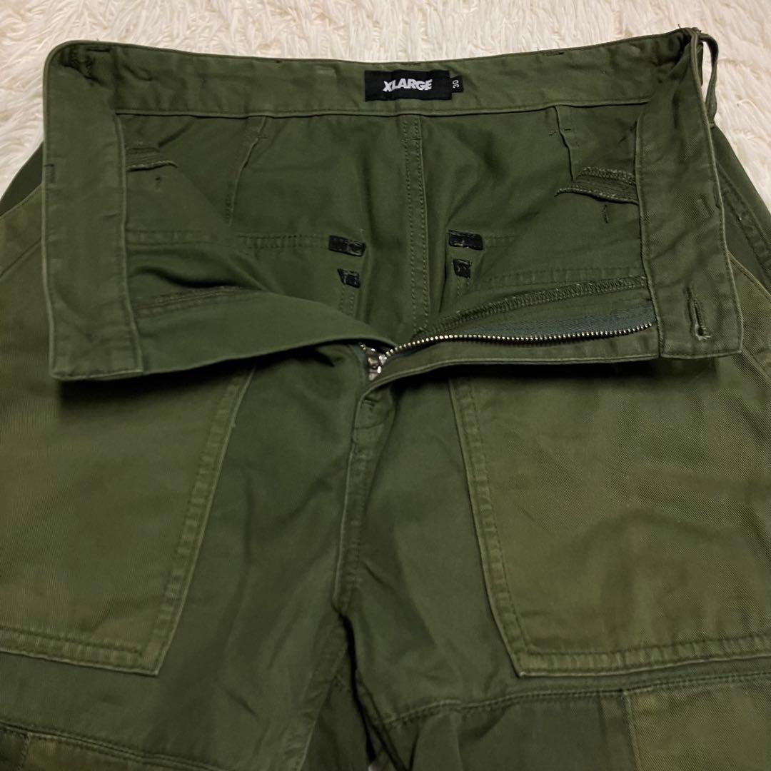 《美品30人気早い者勝ち》エクストララージパッチワークベイカーパンツストリート