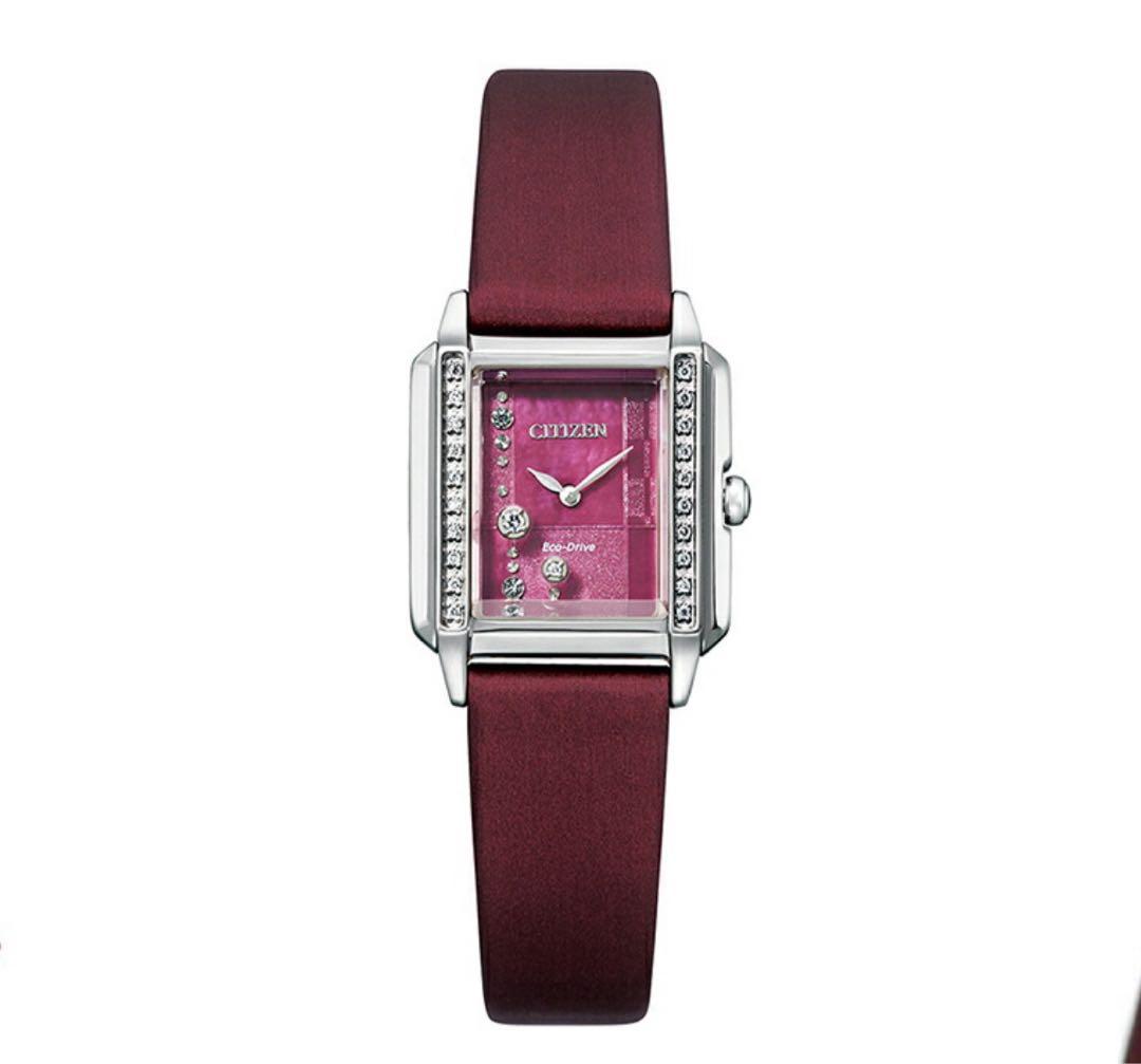 ピンクの猫・【美品】保証書付・シチズンエルEG7061-15W