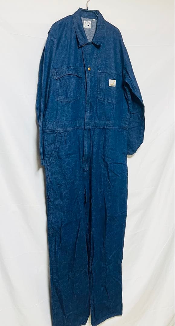 【極美品】オアスロウ（orSlow）デニムオーバーオール　つなぎ　オールインワン