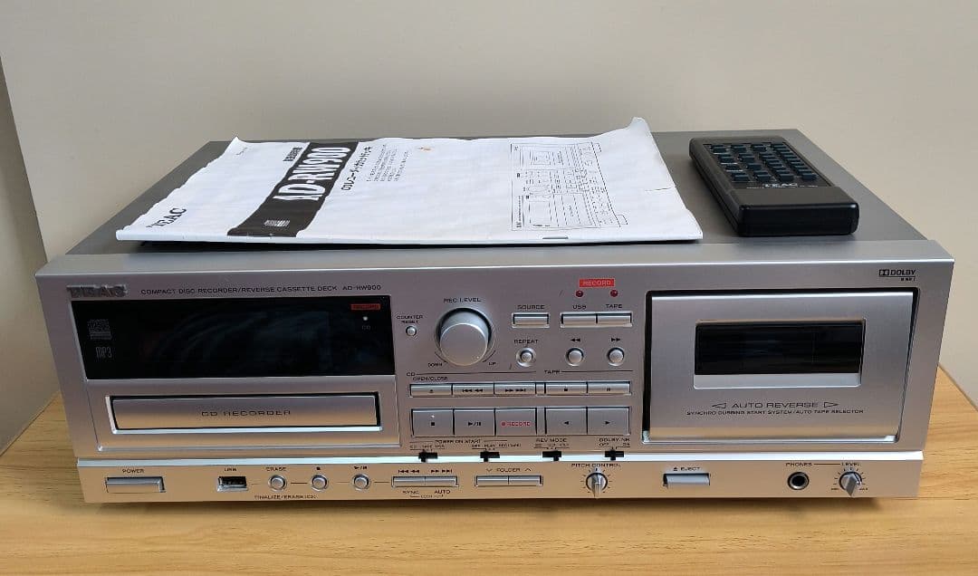 TEAC AD-RW900 CDレコーダー・カセットデッキ