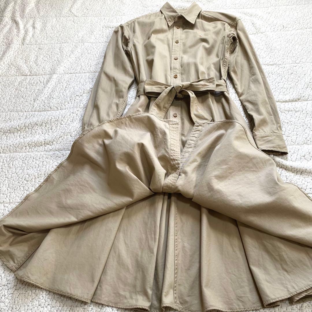 POLO RALPH LAUREN シャツワンピース ポニー刺繍　ゆったりM