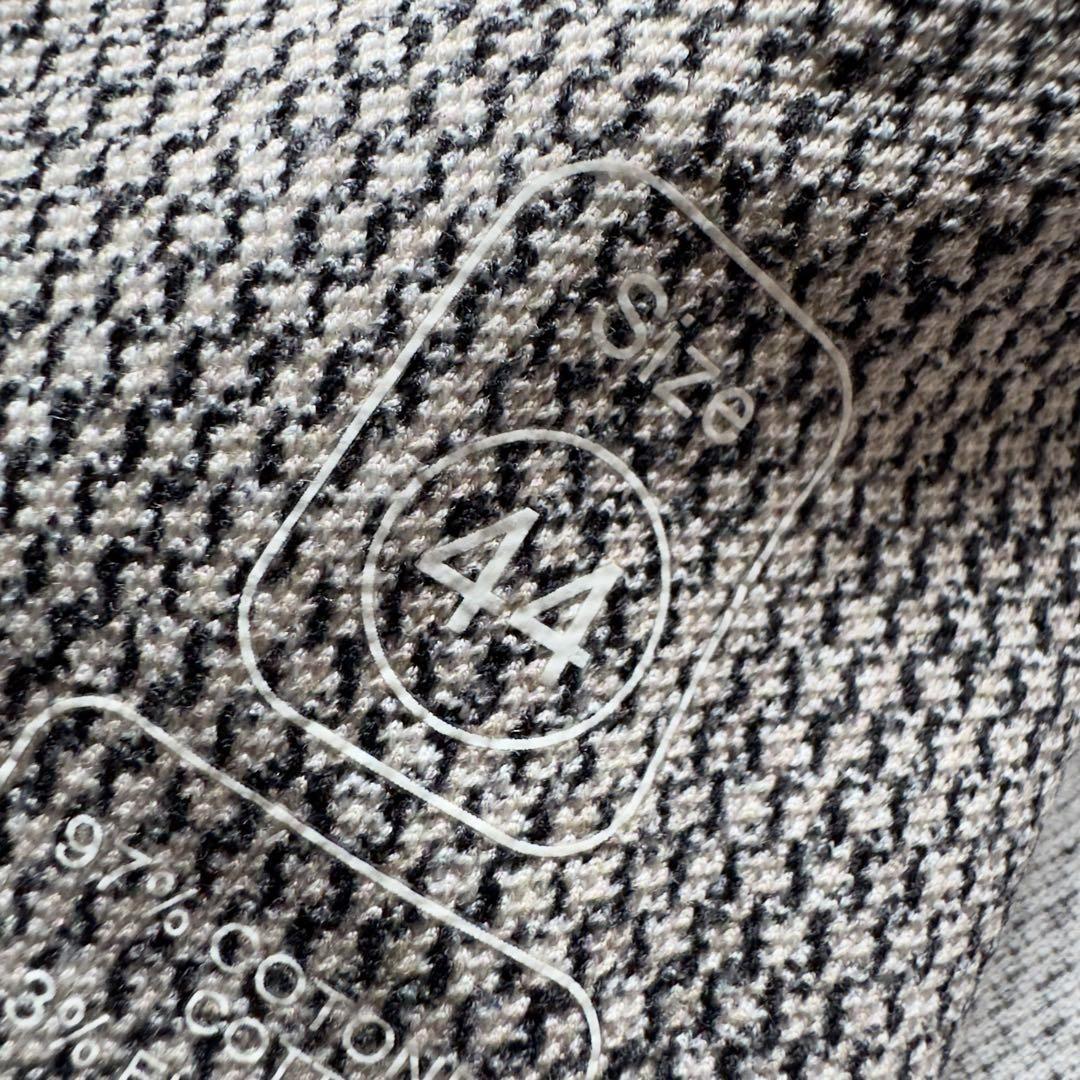 チルコロ　テーラードジャケット　トラベルグレー　ストレッチ　44サイズ　洗える