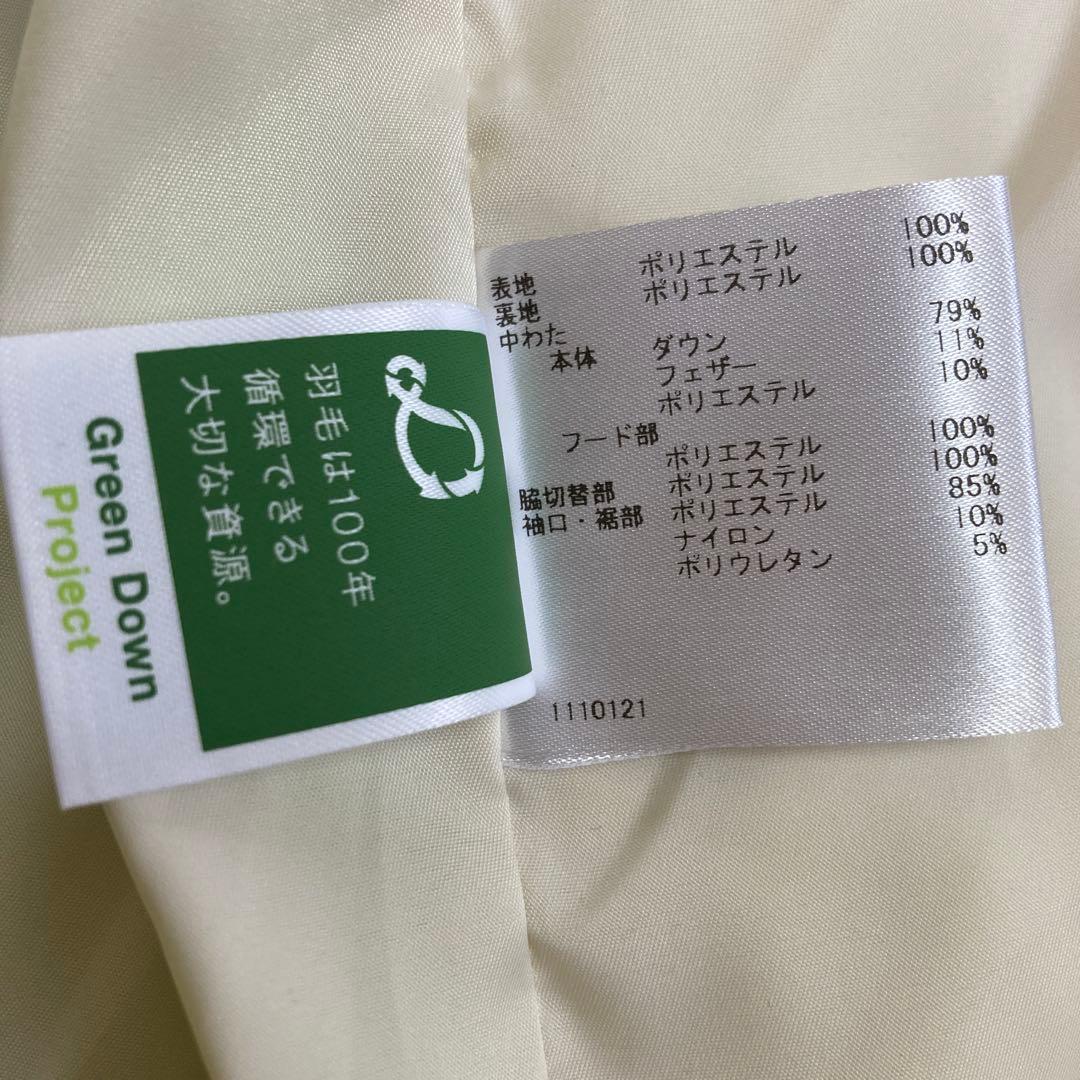 【美品】マンシングウェアmunsingwearダウンジャケットLLレディース黄緑