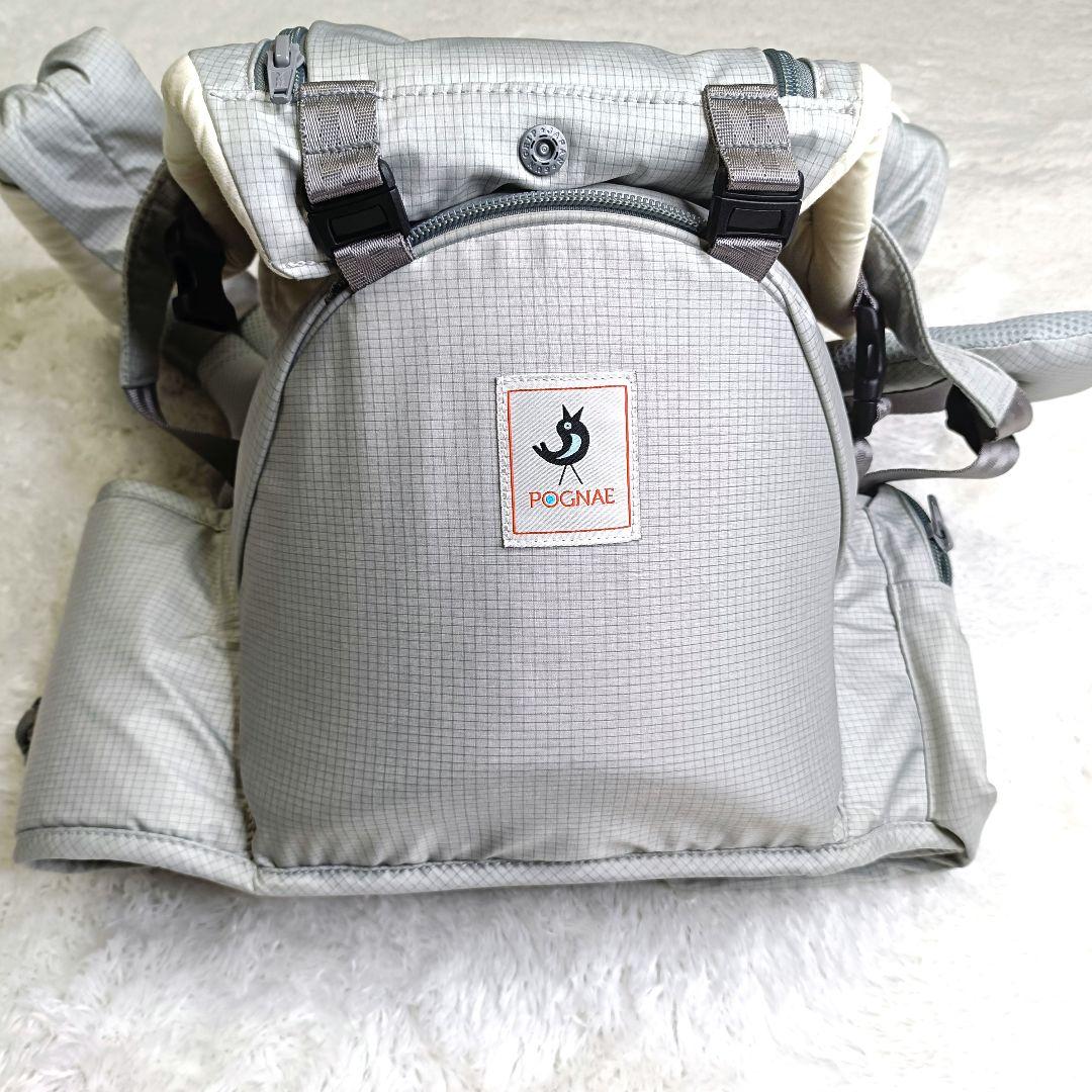 値下げ✨【美品】ミキハウス × ポグネー　ヒップシートキャリア　抱っこ紐