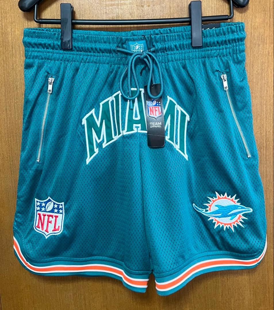 ハザードらんぷ 　★新品★NFL フットボール　ドルフィンズ　ハーフパンツ