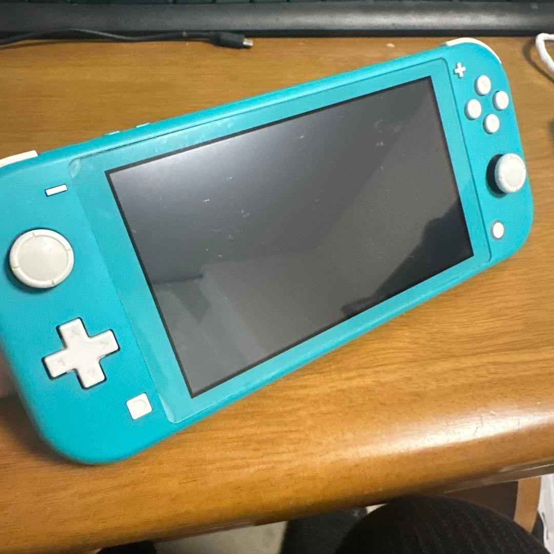 SwitchLight水色　SDカード付き128gb