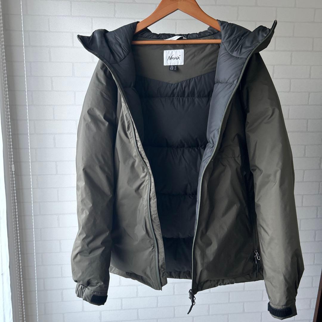 NANGA ナンガ ダウン日本製　メンズ　カーキ系