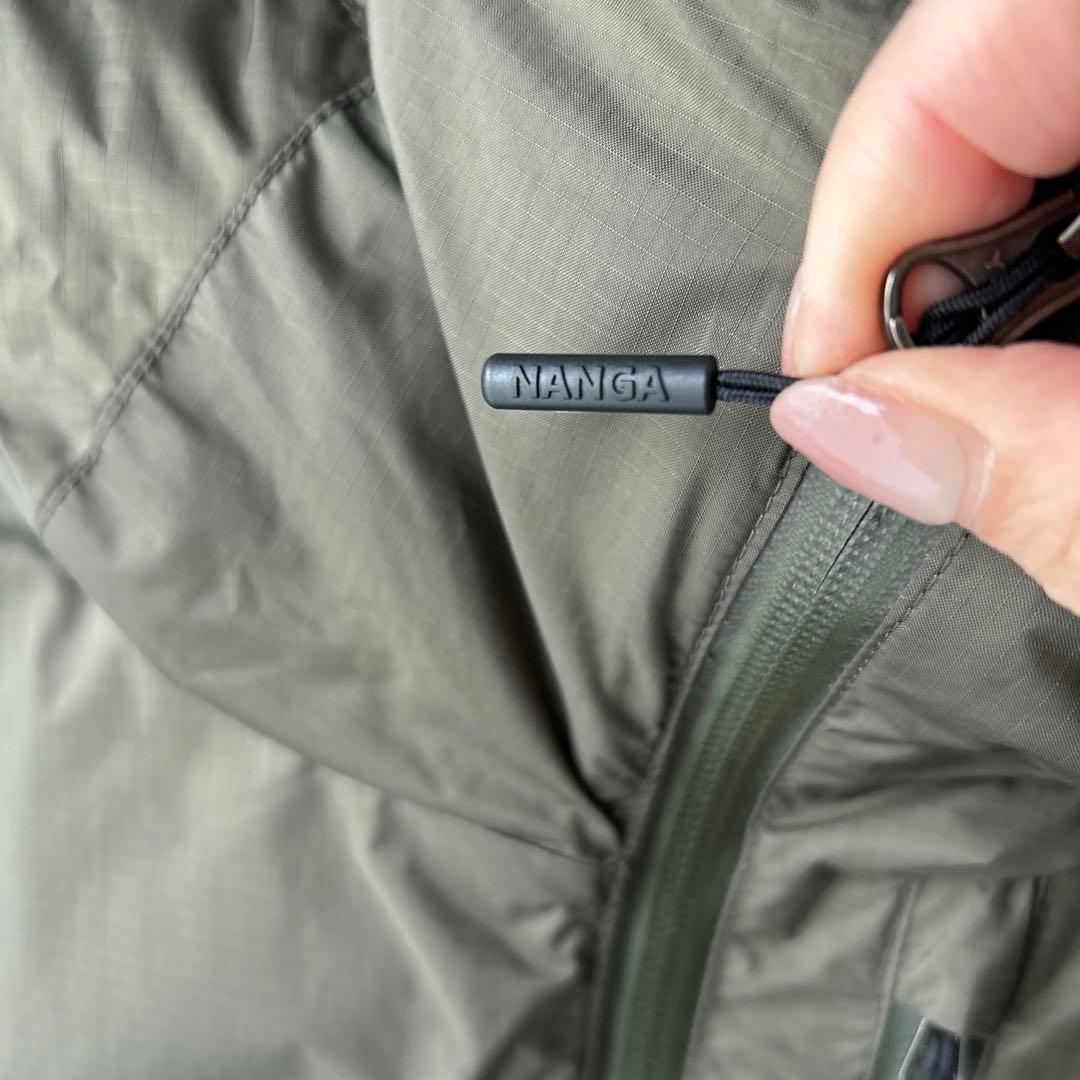 NANGA ナンガ ダウン日本製　メンズ　カーキ系