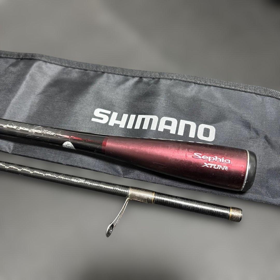 シマノ セフィアエクスチューン S806M 上位モデル エギングロッド 竿袋付