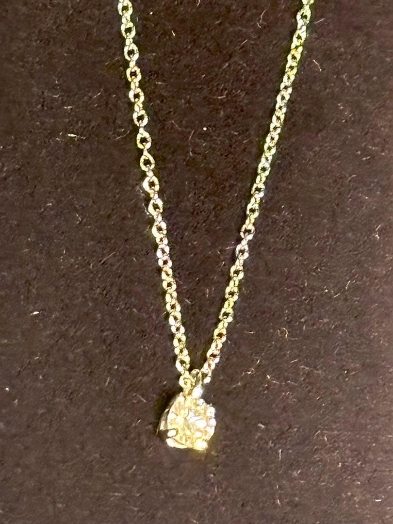 TIFFANY & Co. ソリティア ネックレス 新品同様 『評価A』ダイヤ