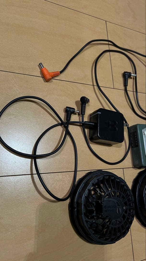 BURTLE バートル　19v バッテリー　充電器　ファン　ケーブル　セット