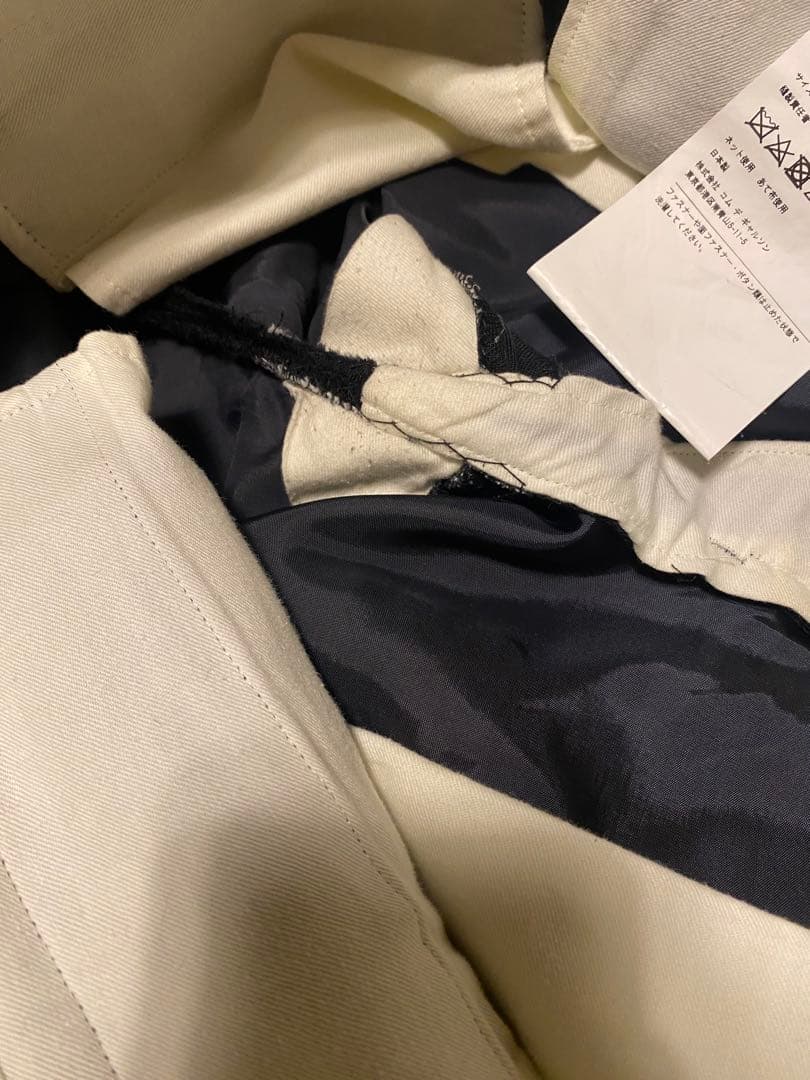 コムデギャルソンオムプリュス 2023春夏 zipスラックス