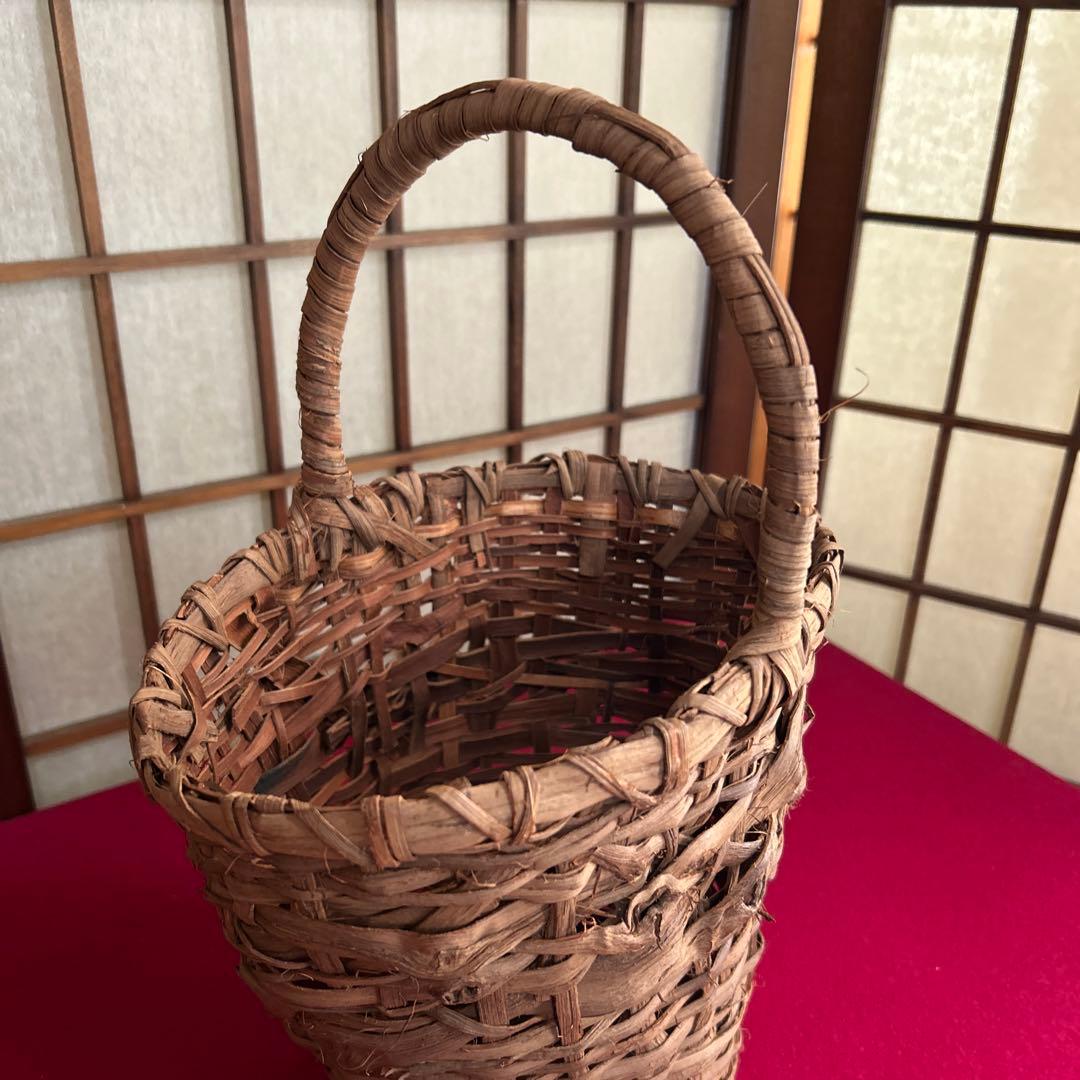 国産山葡萄　バケツ型バッグ　【C-48】