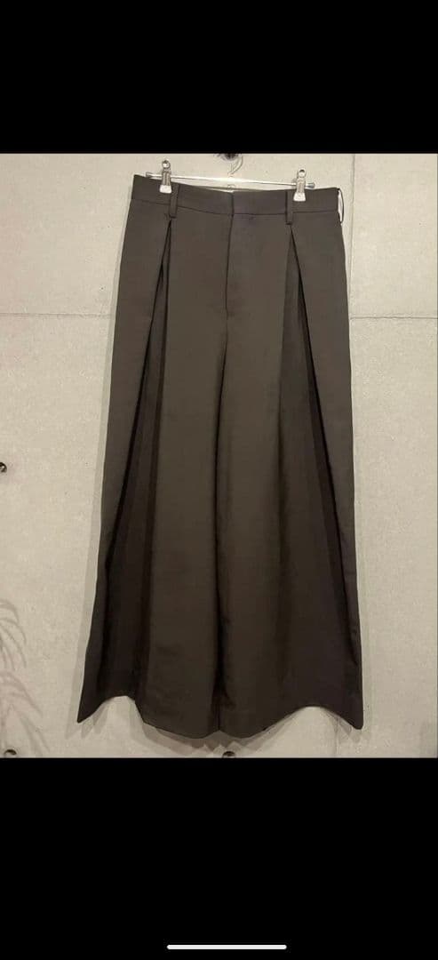 【おいしい水】beautiful people スリータックワイドパンツ