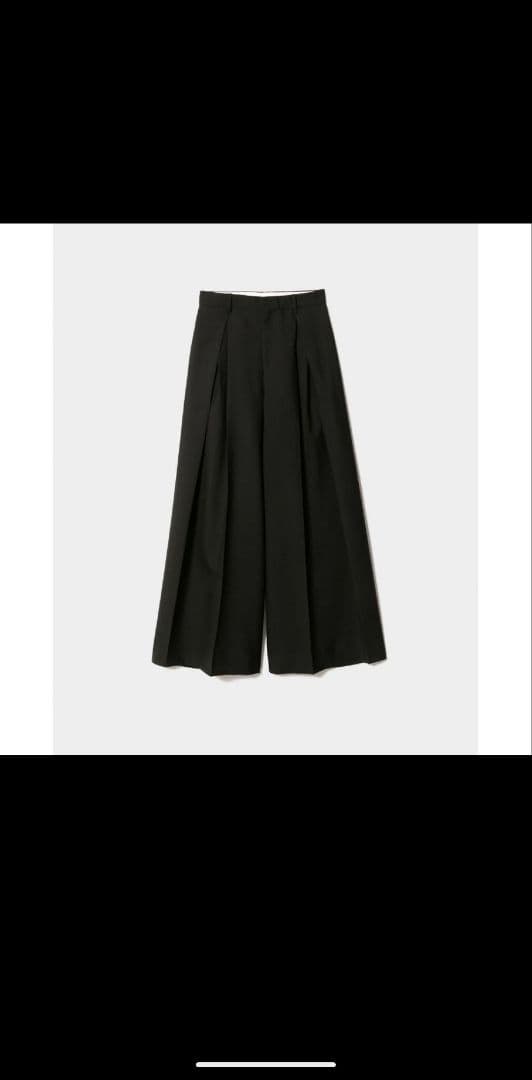 【おいしい水】beautiful people スリータックワイドパンツ