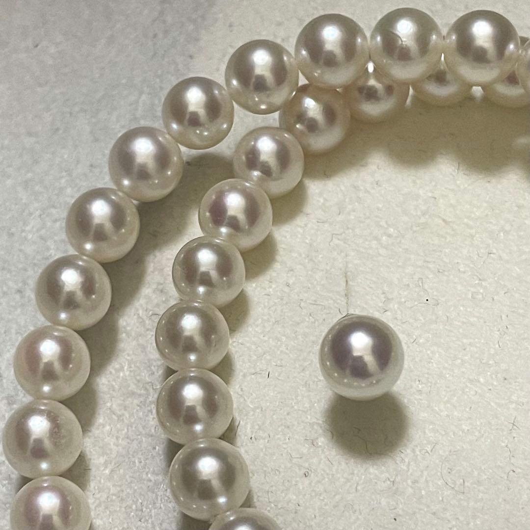 Mgnad 真珠✨Pt900】あこや本真珠 ネックレス ピアス 7.0