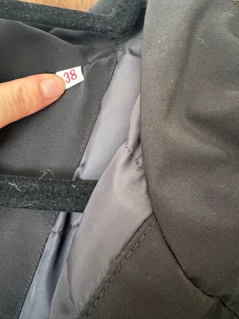 メンズDANTON ダントン　黒ダウンジャケットM 38サイズ