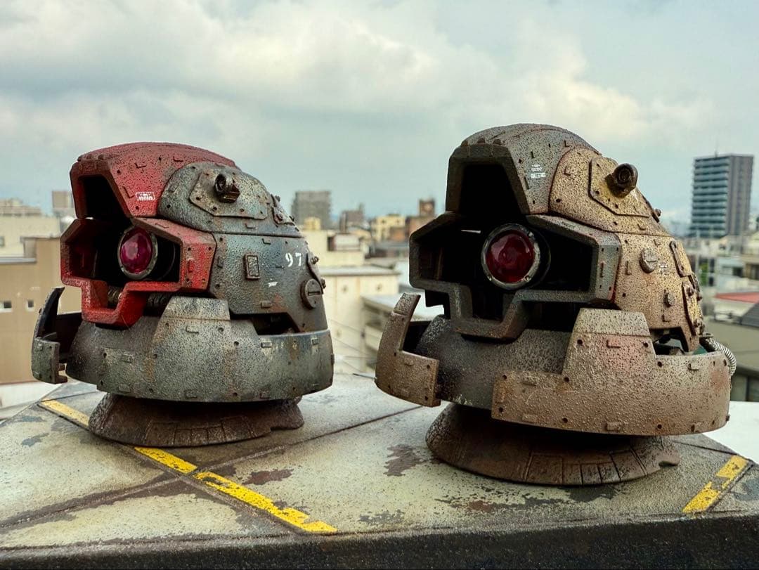 EXCEED MODEL ドムヘッド　ランバラル専用トロピカル・ドム　塗装完成品