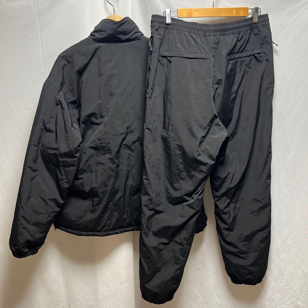 23AW Ennoy エンノイ　NYLON PADDED SET UP ブラック