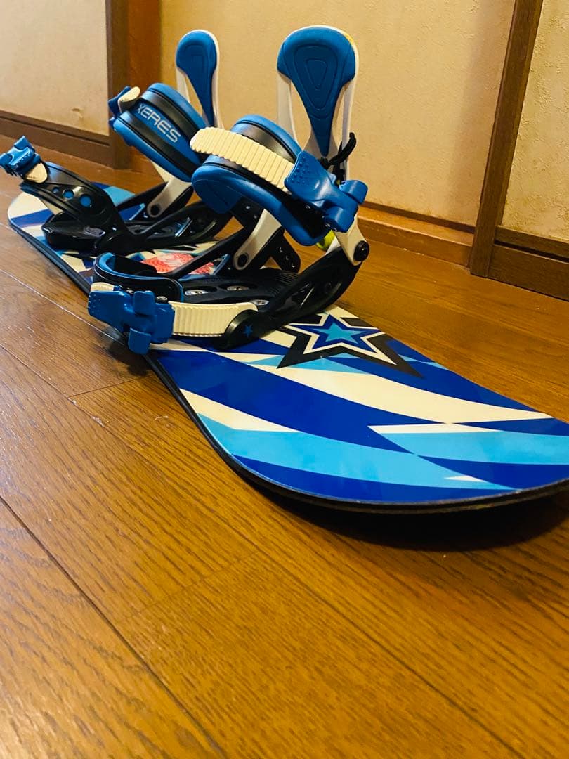美品✨XERES スノーボード キッズ 118cm Jr.ビンディング付