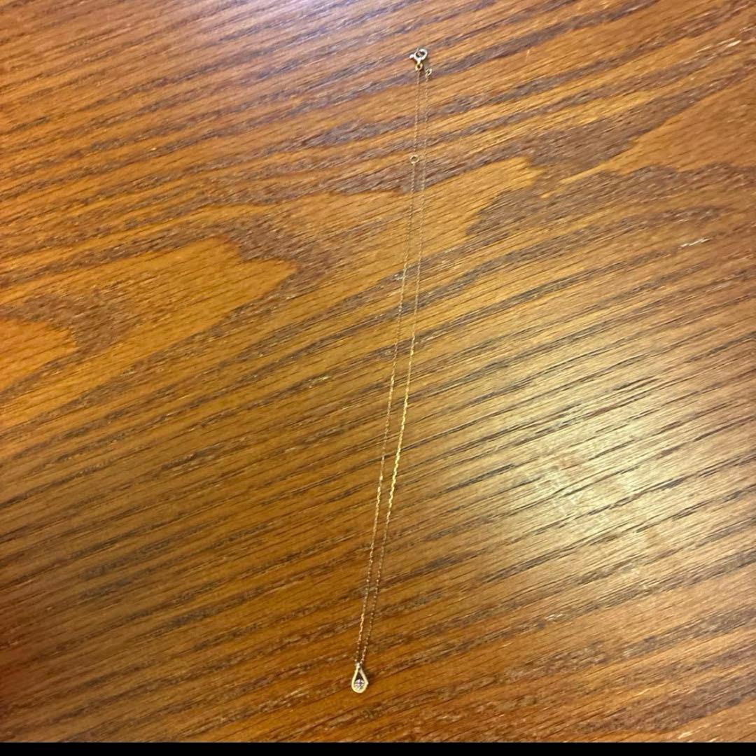 4℃ ヨンドシー　K10 ネックレス　アメジスト　ダイヤモンド　2月誕生石