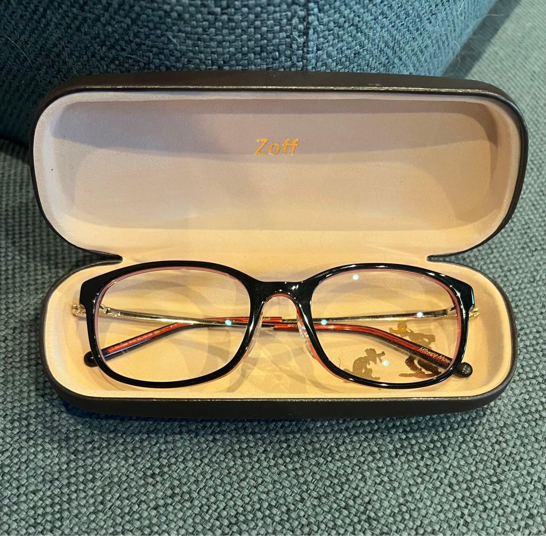 Zoff メガネ 度なしDisney Mickey's Hands Series