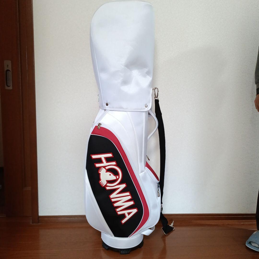 専用です。【新品】HONMA ゴルフバッグ・キャディバッグ　ホワイト