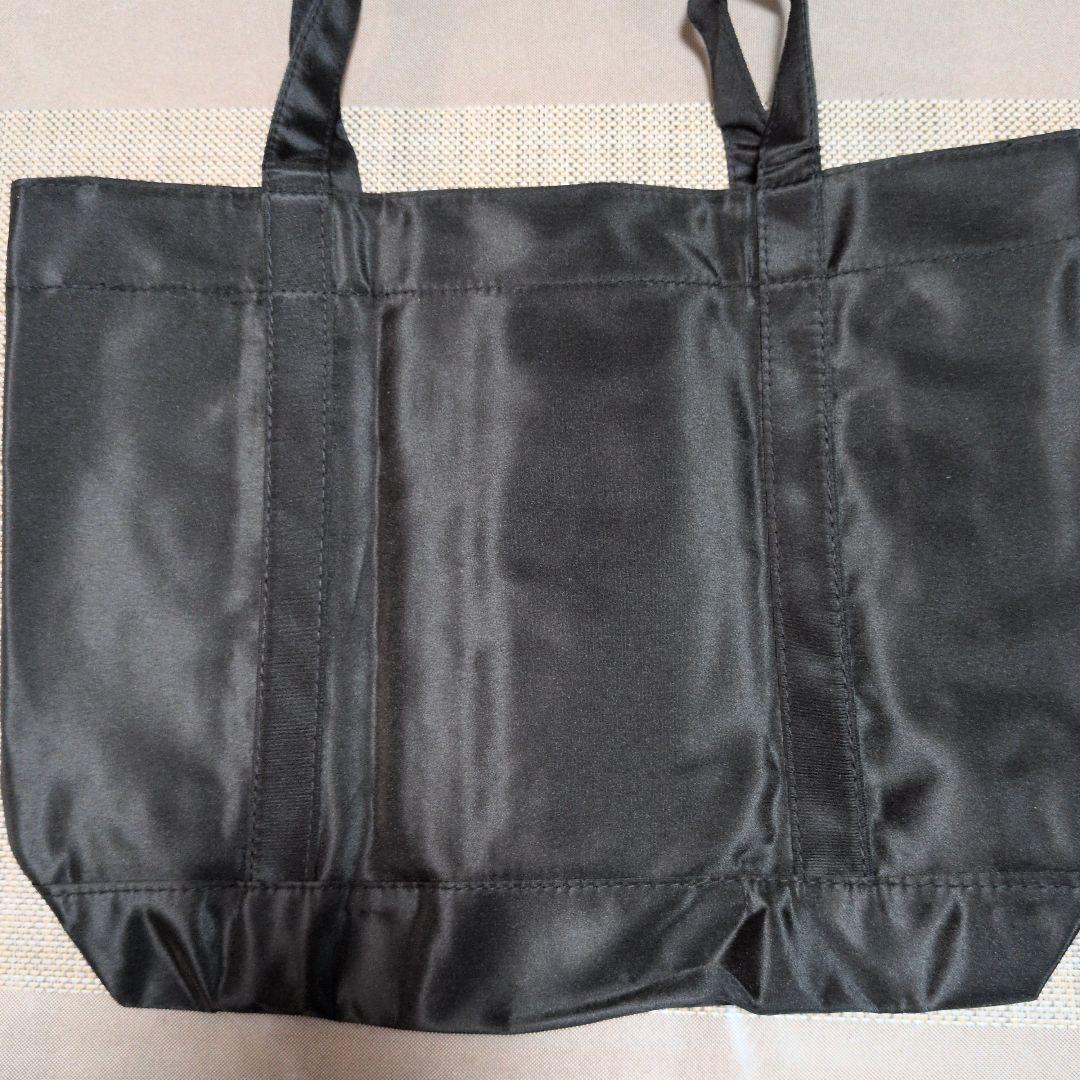 「新品」CHANEL コスメ ノベルティ トートバッグ 黒　黒ロゴ　非売品