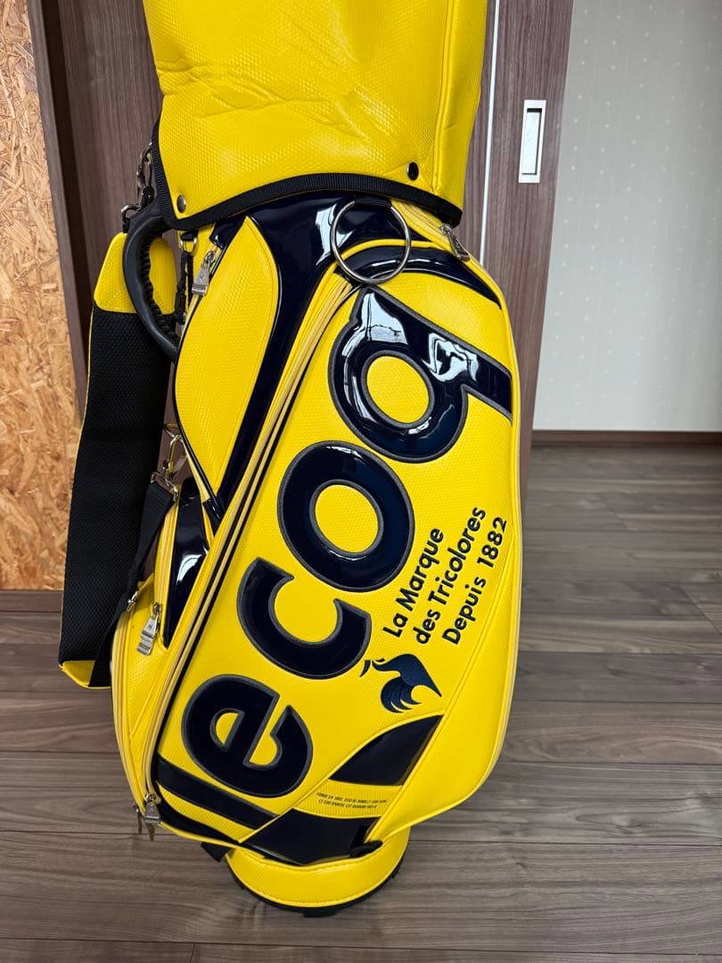 ルコック　イエロー キャディバッグ　ゴルフバック