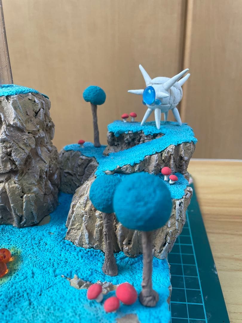 ドラゴンボール ナメック星 ジオラマ 自作 リペイント