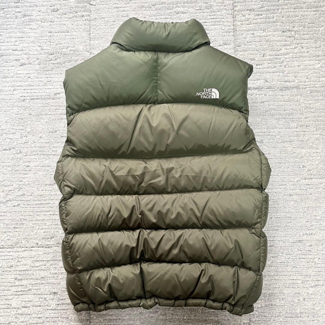 希少 ノースフェイス ヌプシ2 ダウンベスト グリーン 529743