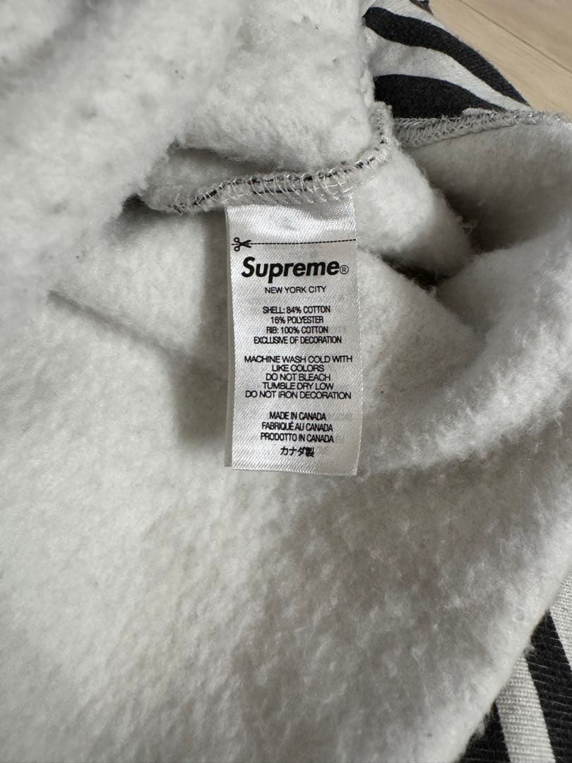 トップス Supreme Box Logo Crewneck \"Zebra\"