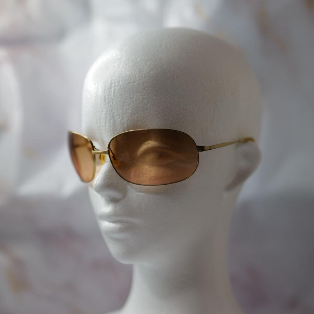 オリバーピープルズ オーバル y2k アンティーク サングラス ケース付き