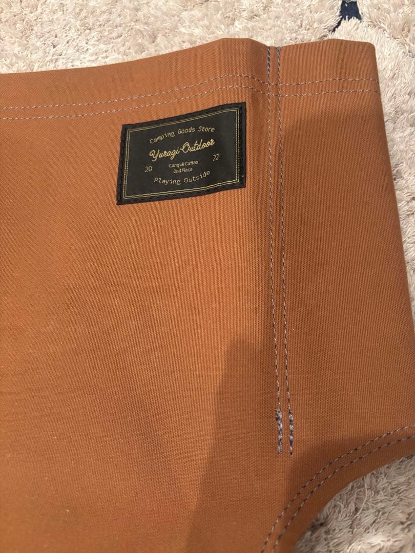 公式完売カラー　YURA座面　撥水帆布　キャメル　YURAGIOUTDOOR