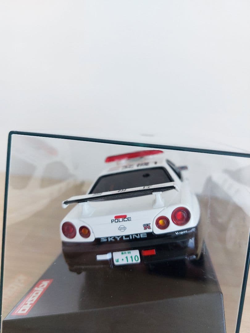 京商　オートスケールコレクション　警視庁パトカーR34　GT