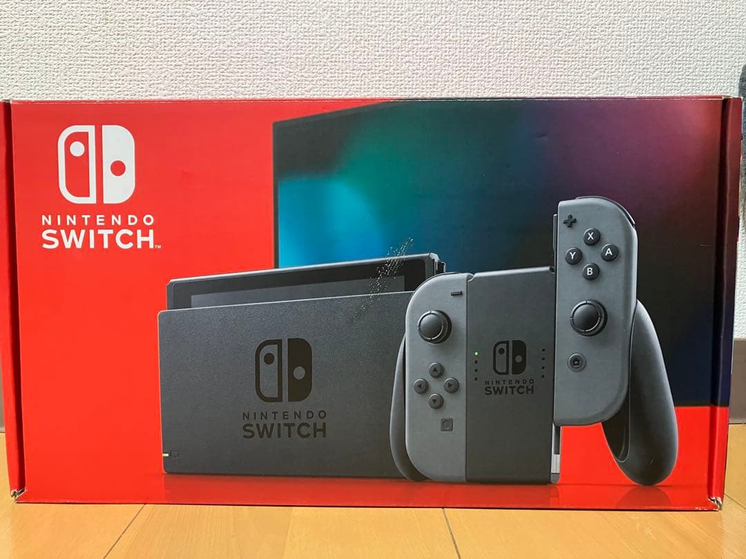 Nintendo Switch 本体 グレー 64GBmicroSDカード付き